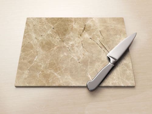 Daino Marble Natural - Glass Worktop Saver