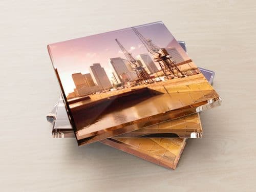 Docklands and Canary Wharf - Glass Coasters