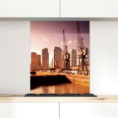 Docklands and Canary Wharf - Glass Splashback