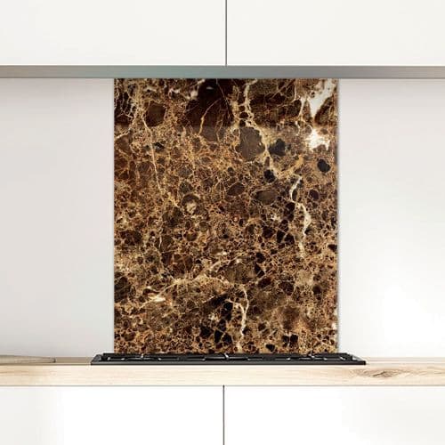 Emperador Marble - Glass Splashback