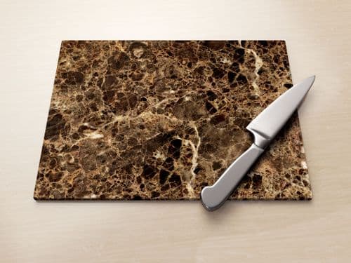 Emperador Marble - Glass Worktop Saver