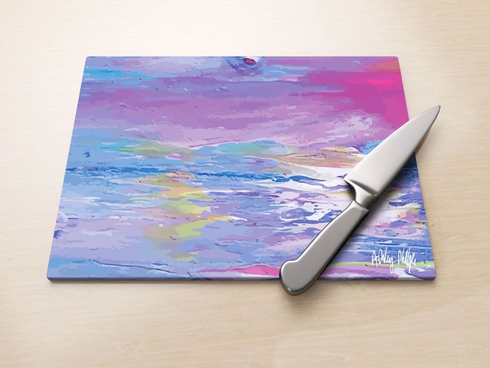 Excess Paint Blue - Glass Worktop Saver