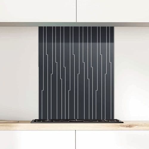 G10 Art Deco Glass Splashback_Basalt_