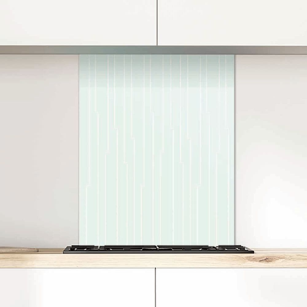 G30 Art Deco Glass Splashback Glacier