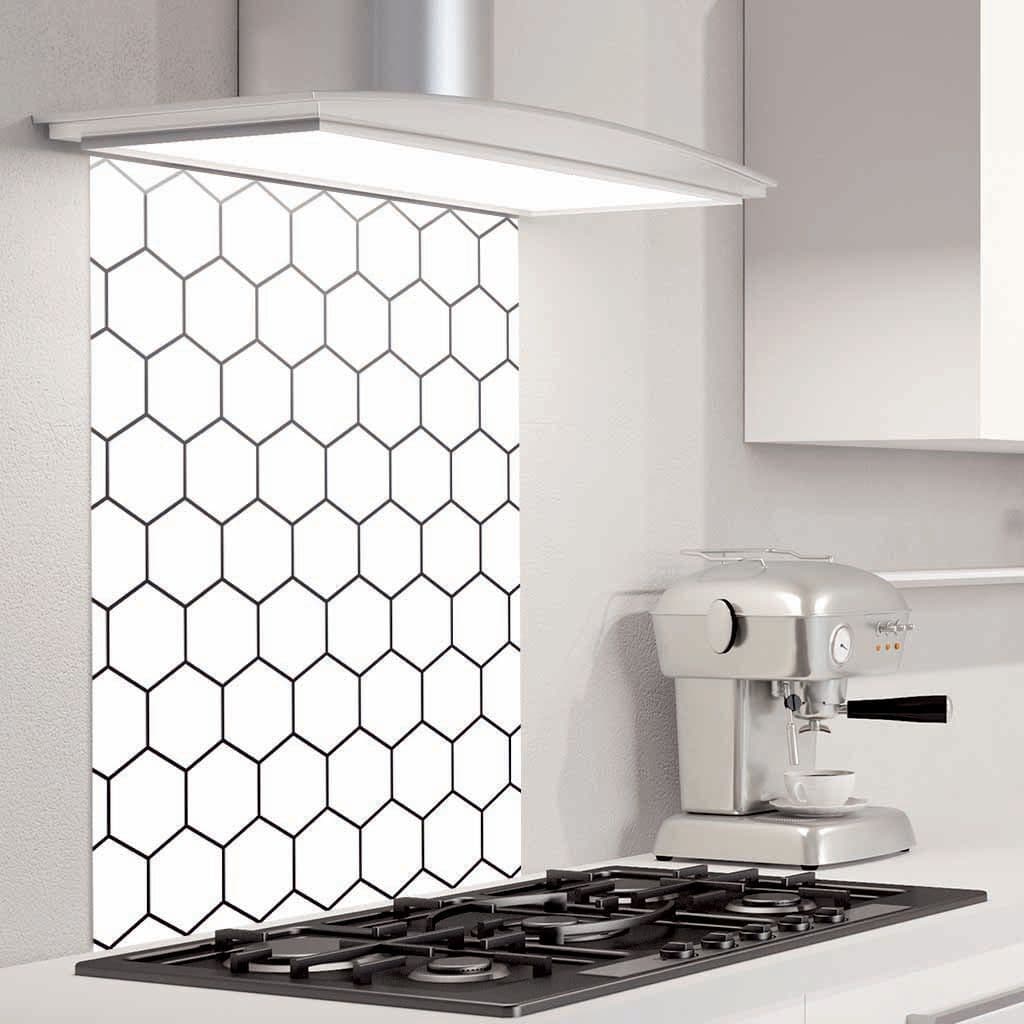 G396 Glass Splashback PolarWhite