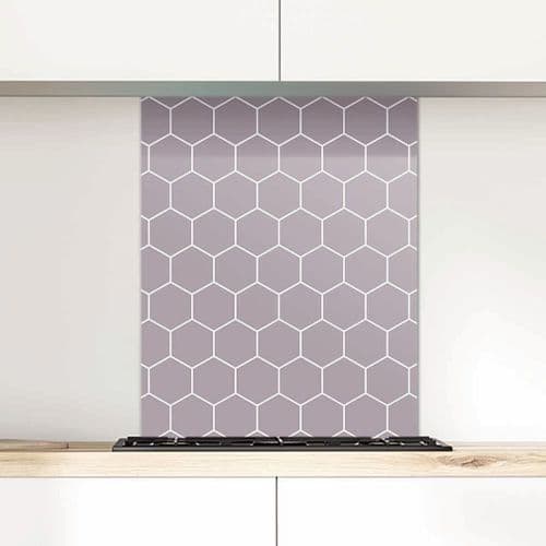Honeycomb, Truffle Glass Splashback