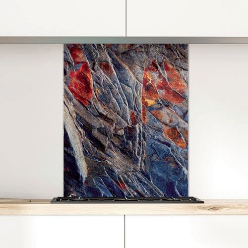 Lava Flow - Glass Splashback