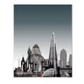 London Skyline Ultra Marine - Glass Splashback