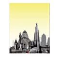 London Skyline Yellow - Glass Splashback