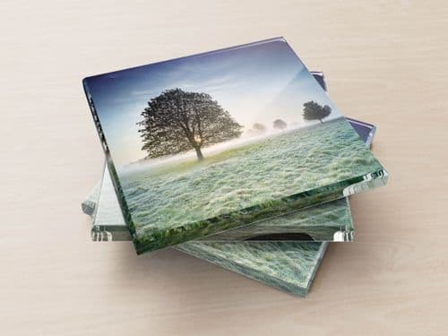 New Buchenham Common, Norfolk - Glass Coasters