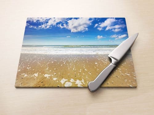Newgale Beach, Pembrokeshire, Wales - Glass Worktop Saver