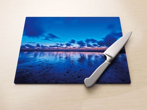 Newgale Beach, St Bride's Bay, Pembrokeshire - Glass Worktop Saver