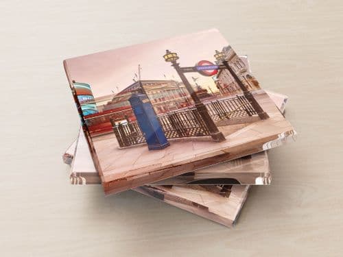 Piccadilly Circus - Glass Coasters