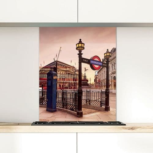 Piccadilly Circus - Glass Splashback
