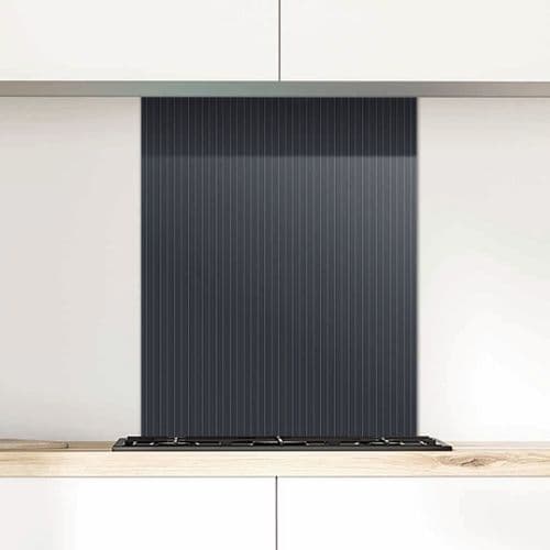 Pinstripe Basalt Glass Splashback