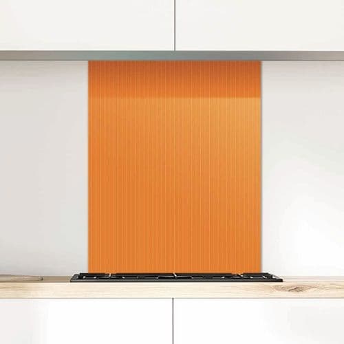 Pinstripe Orange Peel Glass Splashback