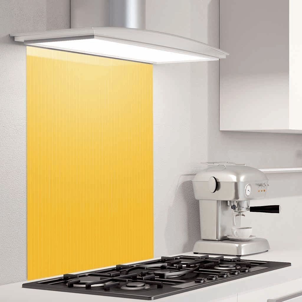 Pinstripe Summer Sunset Glass Splashback
