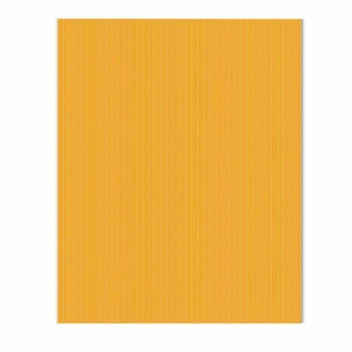 Pinstripe Tangerine Glass Splashback