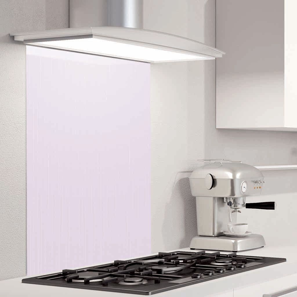 Pinstripe Violet Glass Splashback