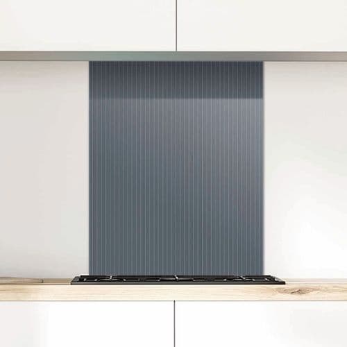 Pinstripe Welsh Slate 2 Glass Splashback