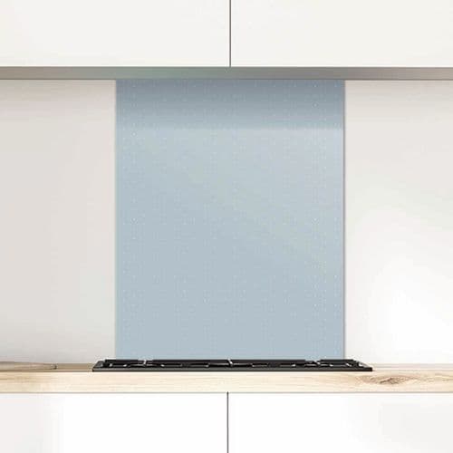 Polka Dot Glass Splashback, Icelandic Sky