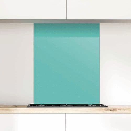 Polka Dot Glass Splashback, Opal