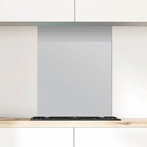 Polka Dot Glass Splashback, Quartz