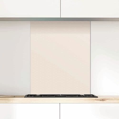 Polka Dot Glass Splashback, Tiramisu