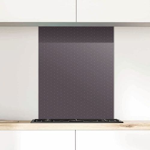 Polka Dot Glass Splashback, Welsh Slate 1