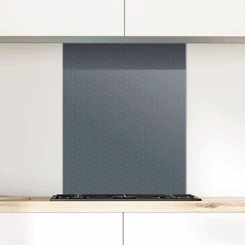 Polka Dot Glass Splashback, Welsh Slate 2