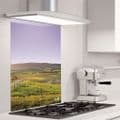 Rolling Hills Purple - Glass Splashback