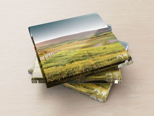 Rolling Hills Ultra Marine - Glass Coasters