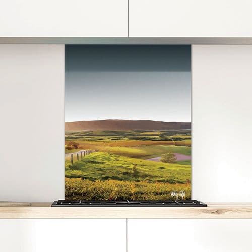 Rolling Hills Ultra Marine - Glass Splashback