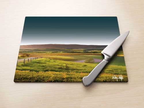 Rolling Hills Ultra Marine - Glass Worktop Saver