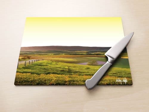 Rolling Hills Yellow - Glass Worktop Saver