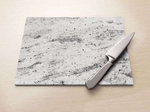 Shivakashi Granite Charcoal - Glass Worktop Saver