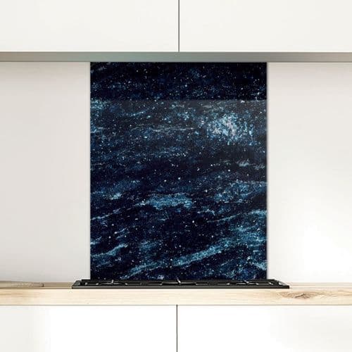 Shivakashi Granite Moonlit Night - Glass Splashback