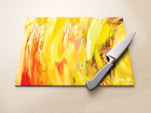 Sonic Wave Yellow - Glass Worktop Saver