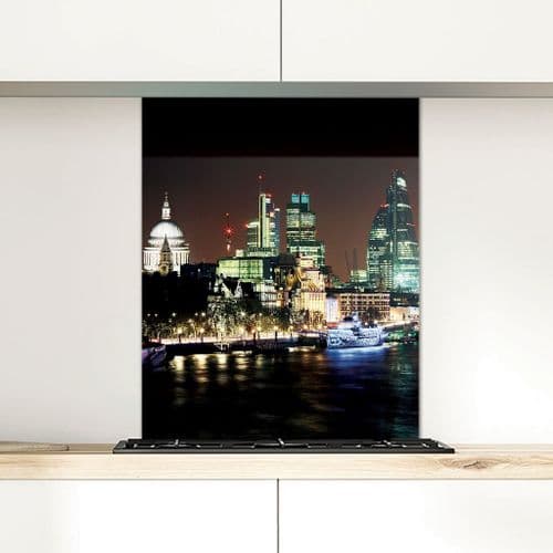 St Paul's Cathedral and the City of London - Glass Splashback