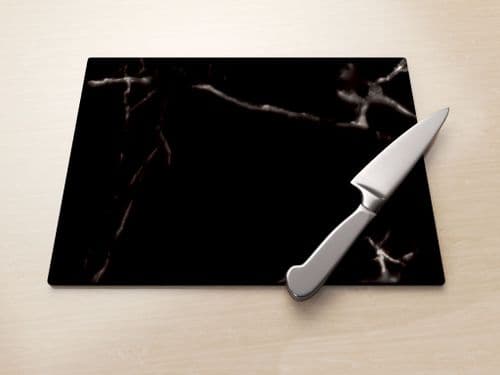 Statuary Marble Black - Glass Worktop Saver