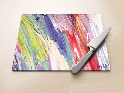 Surging Wave Purple - Glass Worktop Saver