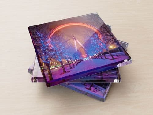 The Millennium Wheel - Glass Coasters