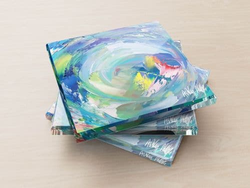 Vortex - Glass Coasters