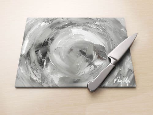 Vortex Grey - Glass Worktop Saver