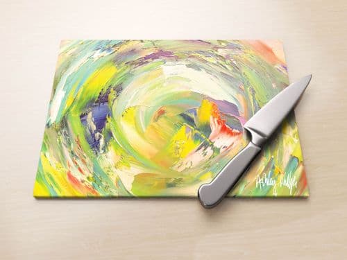 Vortex Yellow - Glass Worktop Saver