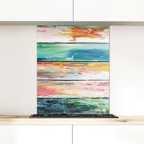 Weathered Paint - Glass Splashback