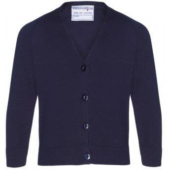 Cardigan with School Logo
