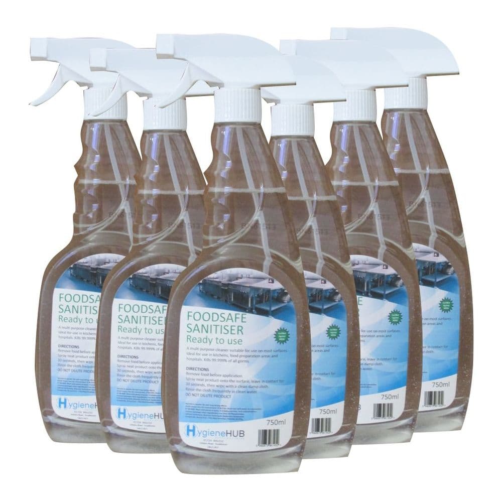 The Hygiene Hub Food Safe Sanitiser Odourless cleaner effective