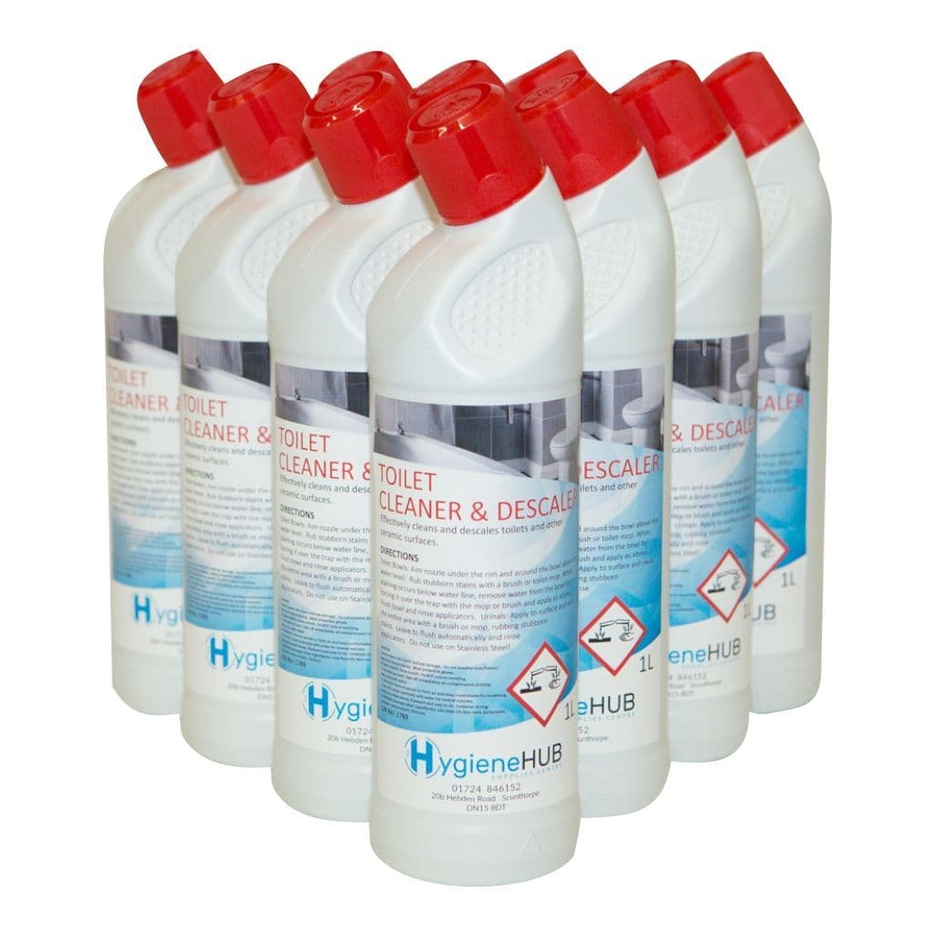 The Hygiene Hub Toilet Cleaner & Descaler Hydrochloric Acid Based Cleaner