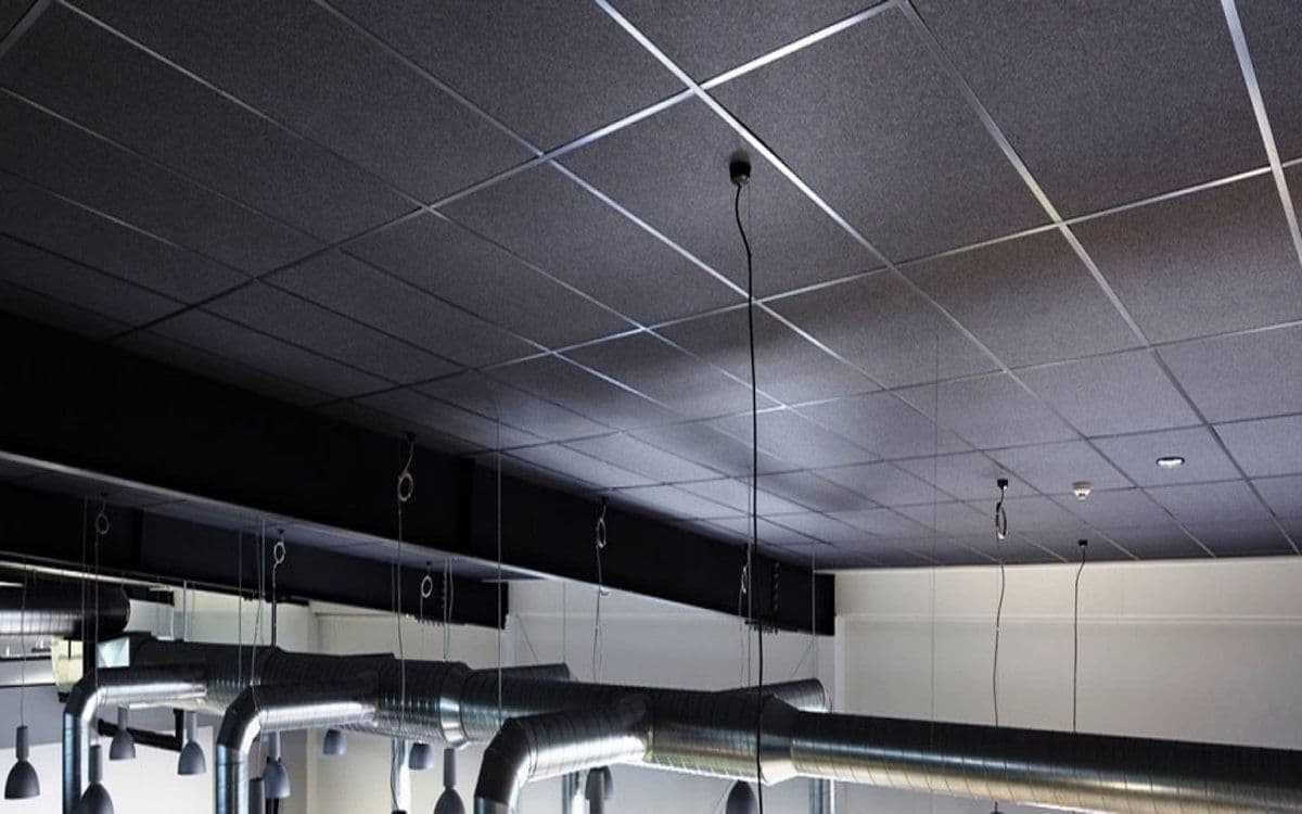 7,2 M2 Abgehängte Decke EasyClean Abwischbar 595 Mm X 595 Mm 20